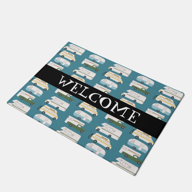 Paillasson RV Campervan vanlife Motorhome Trailer PERSONNALIS (Incliné)