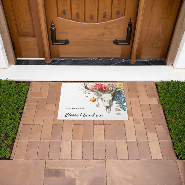 Paillasson Saisons mystiques | Samhain Grimoire livre d'ombre (De plein air)