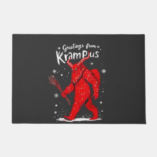 Paillasson Salutation de Noël de Krampus Xmas
