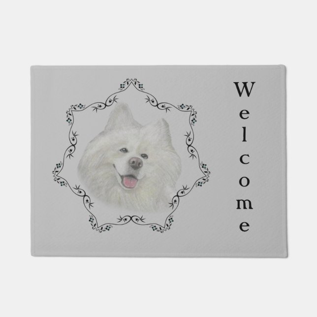 Paillasson Samoyed  (Devant)