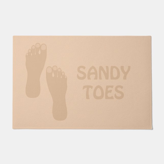 Paillasson Sandy Toes Beach House Porte Mat (Devant)