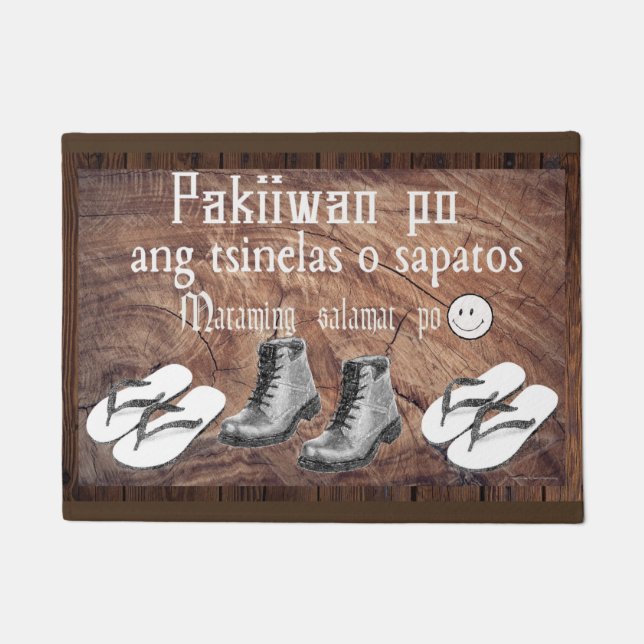 Paillasson Sapatos des tsinelas o d'ANG de Pakiiwan PO (Devant)