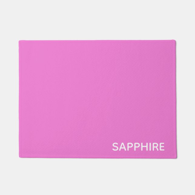 Paillasson Sapphire pink colour (Devant)
