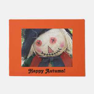 Paillasson Scarecrow Happy Automne Porte Mat