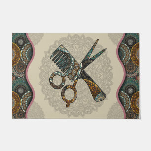 Paillasson Scissor And Brusher Mat, Hair Stylist