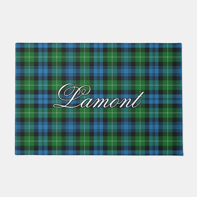 Paillasson Scots Vista Clan Lamont Tartan Plaid (Devant)