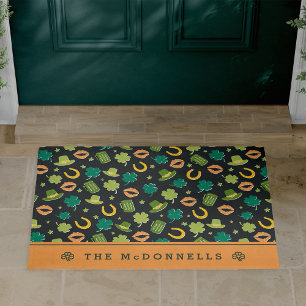 Paillasson Shamrock de la Saint-Patrick Motif