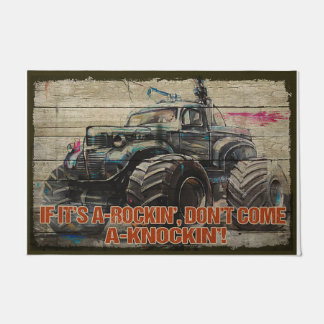 Paillasson Si c'est un Rocking ne venez pas un Knocking
