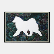 Side Gait Samoyed 24" x 36" Exquis Porte Mat