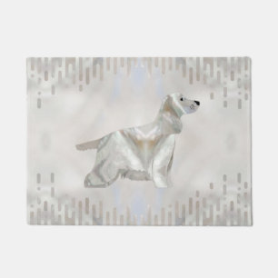 Paillasson Silhouette de perle de Cocker Spaniel