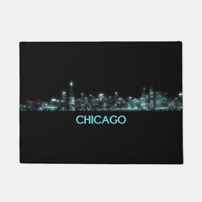 Paillasson Skyline de Chicago (Devant)