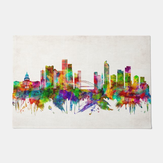 Paillasson Skyline Denver Colorado (Devant)