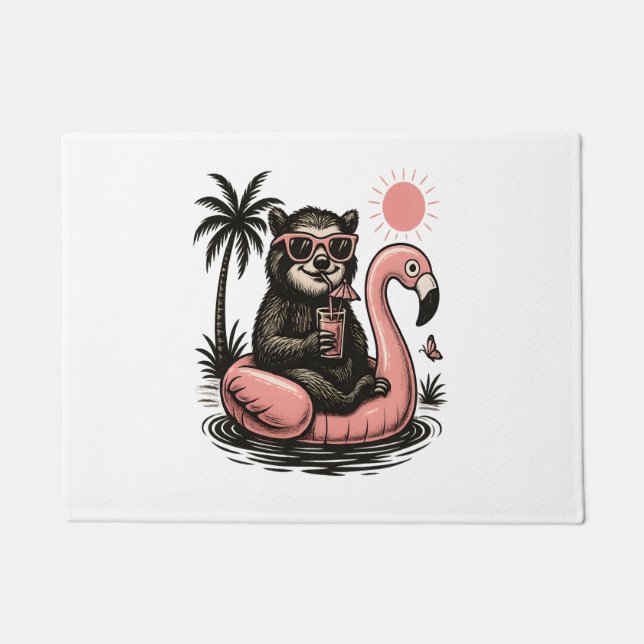 Paillasson Sloth Team Sloth Randonnée Camping (Devant)