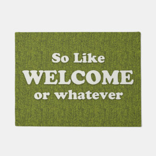 Paillasson So Like Welcome or What Humour Slogan