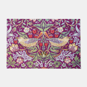Paillasson Strawberry Thief Red, William Morris