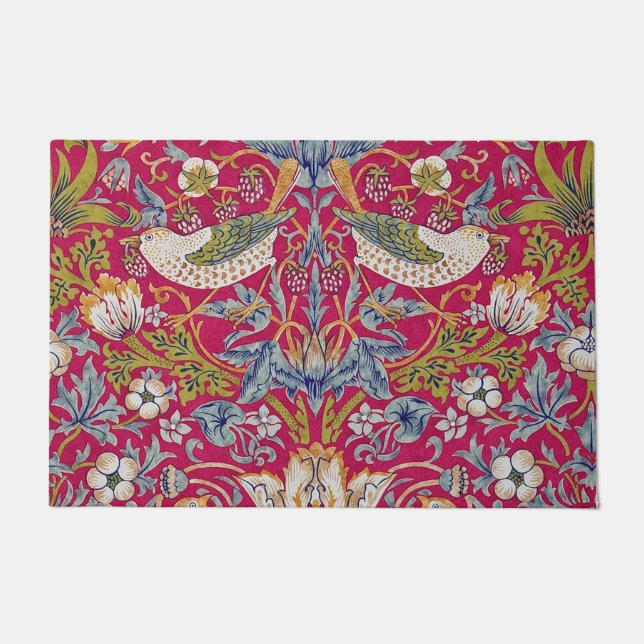 Paillasson Strawberry Thief, William Morris (Devant)