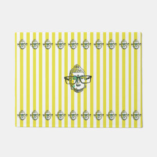 Paillasson Stripes Jaunes Buddha Paix