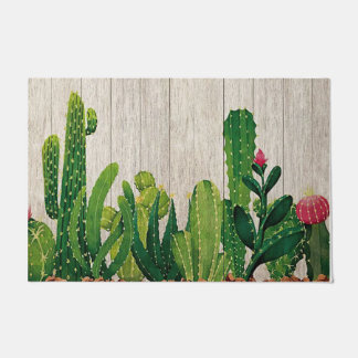 Paillasson Succulent Cactus Garden Mat, Décor Intérieur