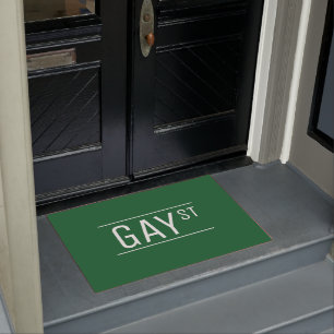 Paillasson Symbole de la Fierté Gay Street de Whimsical Parti