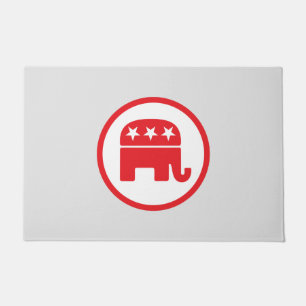 Paillasson Symbole politique du parti républicain (éléphant)