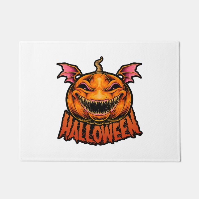 Paillasson T-shirt citrouille halloween halloween halloween (Devant)