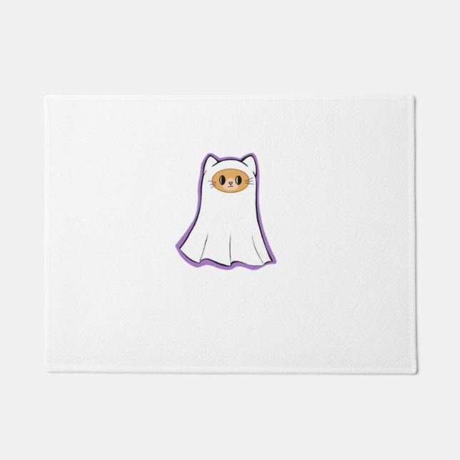 Paillasson T-shirt classique chat fantôme_3 (Devant)