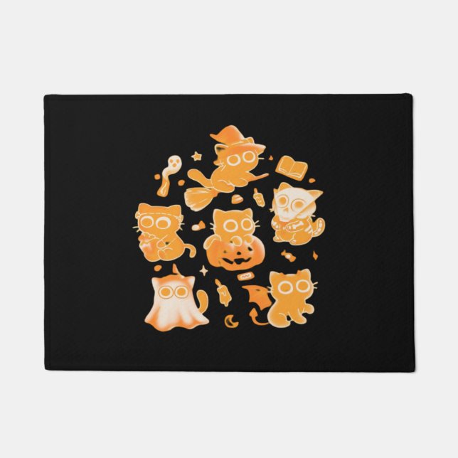 Paillasson T-shirt éffrayant Kittens classique (Devant)