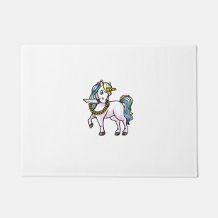 Paillasson T-Shirt Licorne Avec Couteau Filles Femmes