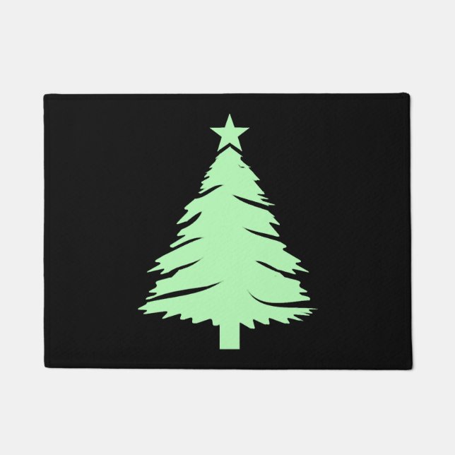 Paillasson T-shirt White Christmas Tree - Joyeux Noël (Devant)