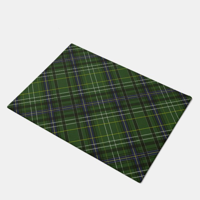 Paillasson Tartan en vert (Incliné)