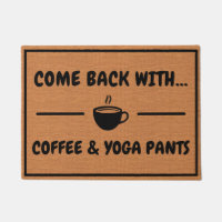 Tasse de café drôle & Humour de yoga Minimaliste B