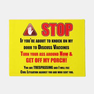 Paillasson Témoins JoHoVaxx