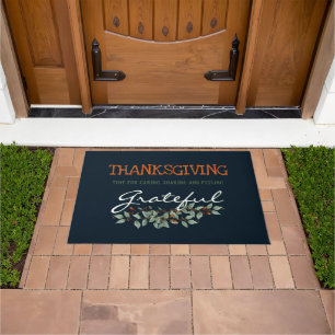 Paillasson Thanksgiving   Sentez Grateful Modern Eucalyptus