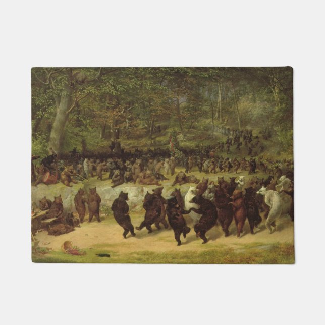 Paillasson The Bear Dance Painting (Devant)