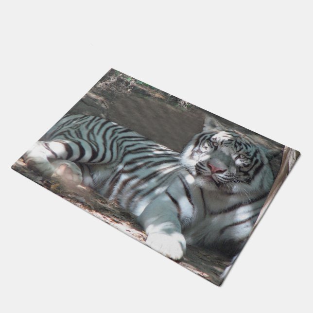 Paillasson Tigre de Bengale blanc (Incliné)
