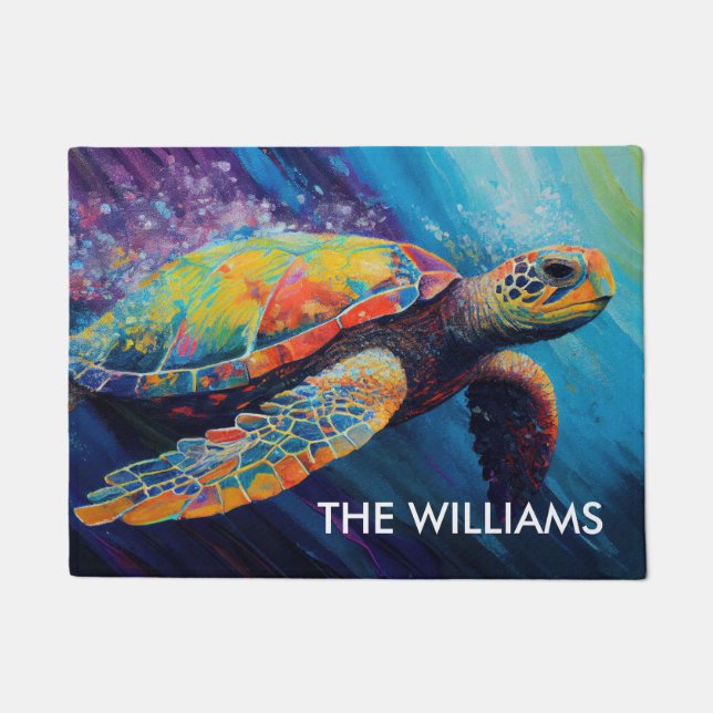 Paillasson Tortue de mer (Devant)