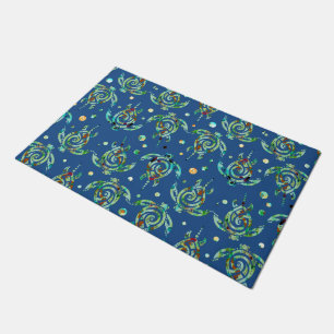 Paillasson Tortues de mer chamaniques Motif sans marin + votr