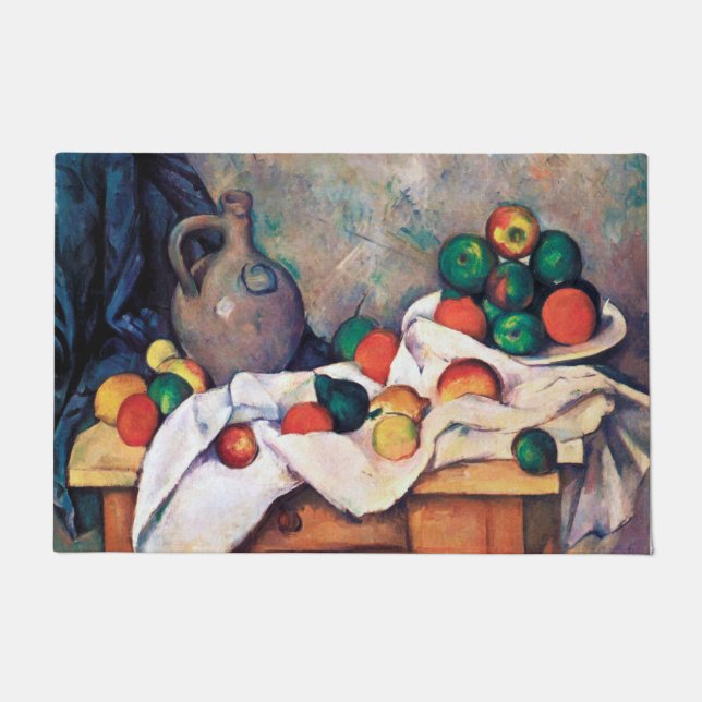 Paillasson Toujours la vie avec les fruits, Paul Cezanne (Devant)