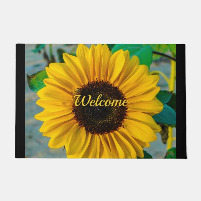 Paillasson Tournesol Bienvenue (Devant)
