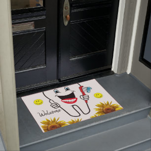 Paillasson Tournesol Dentist Porte Mat