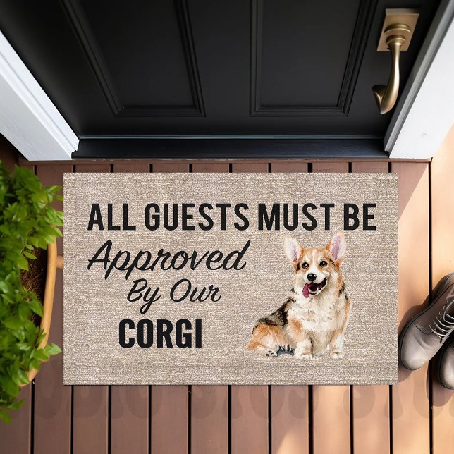 Paillasson Tous Les Clients Doivent Être Approuvés Par Notre  (Créateur téléchargé)