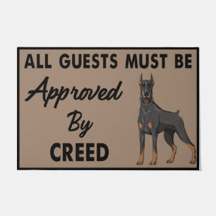 Paillasson Tous les Guests Must Be Approved By Creed Dog 