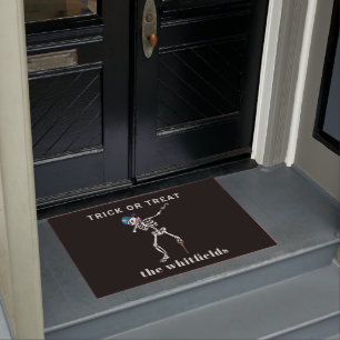 Paillasson Tracé ou traiter Halloween Dabbing Pirate personna