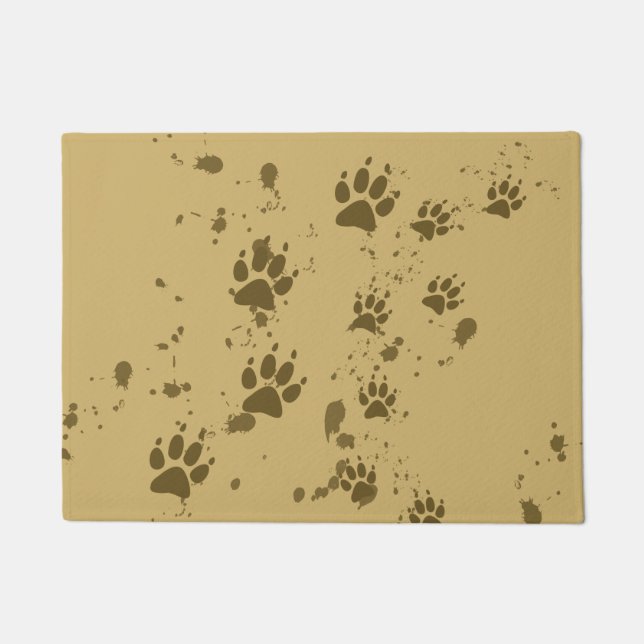 Paillasson Traces de loup (Devant)