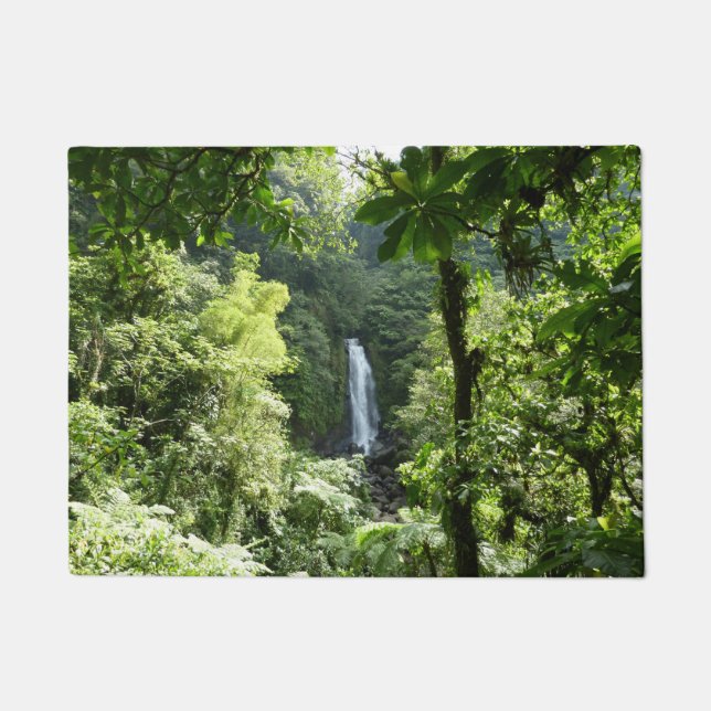 Paillasson Trafalgar Falls Tropical Rainforest Photographie (Devant)
