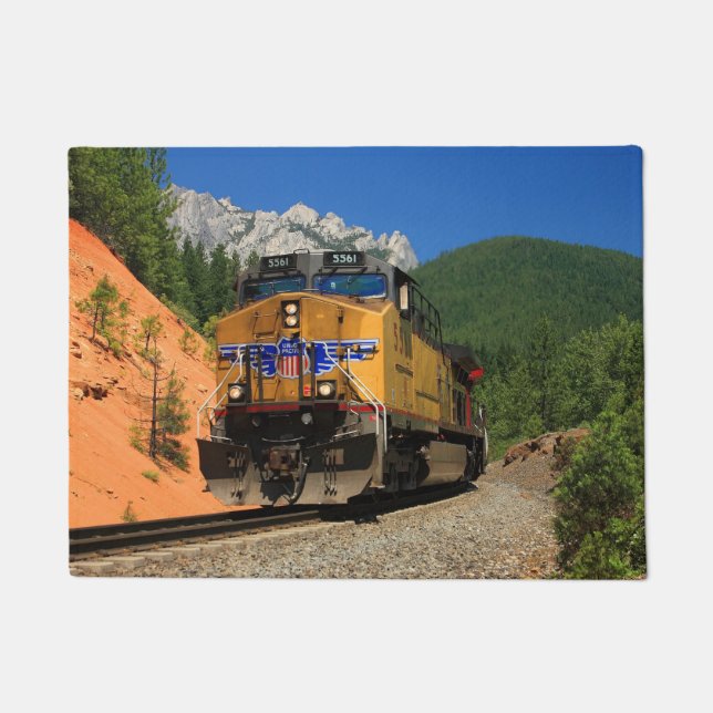 PAILLASSON TRAIN AU-DESSOUS DES ROCHERS (Devant)