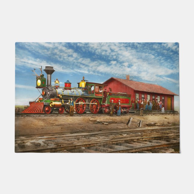Paillasson Train - Locomotive - Apache Numéro 23 1868 (Devant)