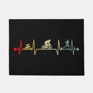 Paillasson Triathlon Heartbeat Vintage