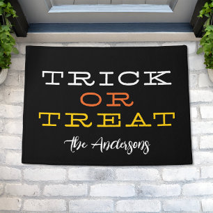 Paillasson Trick Moderne Ou Traiter Happy Halloween Personnal