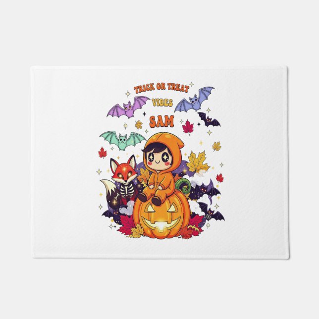 Paillasson Trick ou Treat Cute Halloween (Devant)